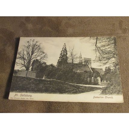 Early Wrench Postcard - Bemerton Church, Nr Salisbury - Wiltshire