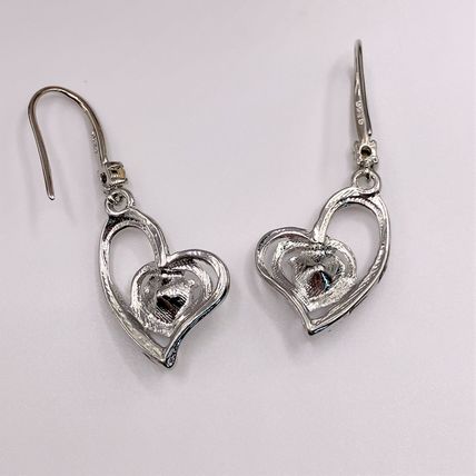 Earrings Rhinestone Heart Love Earrings #515