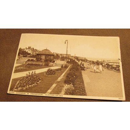 1947 fr Salmon Postcard - Gardens & Promenade, Clacton On Sea - Essex