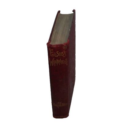 Elsie's Dinsmore VTG Antique Book Womanhood by Martha Finley HC 1st Edition