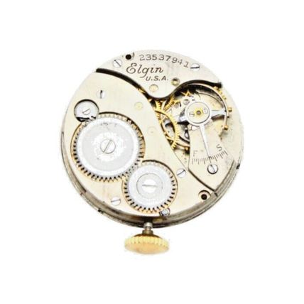 Elgin Grade 431 Size 6/0s = 25.3 mm 7 Jewels Vintage Watch Movement