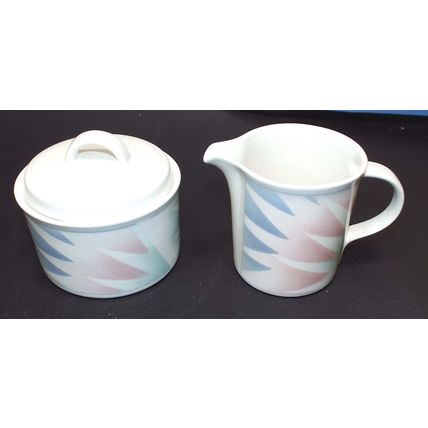 Mikasa Intaglio Fantazz Cream and Sugar Set CAC64 Dinnerware John Bergen