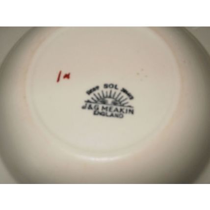 J & G Meakin SOL bowl - Silver Jubilee Of King George V & Queen Mary 1910 - 1935