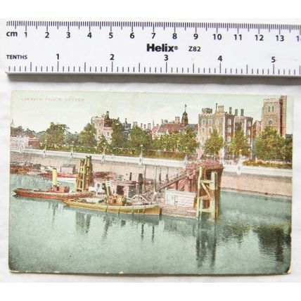 vintage postcard Lambeth Palace, London