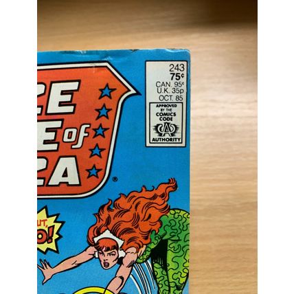 DC COMICS JUSTICE LEAGUE OF AMERICA #243 OCT 1985 (VFN+) COMIC (LL)