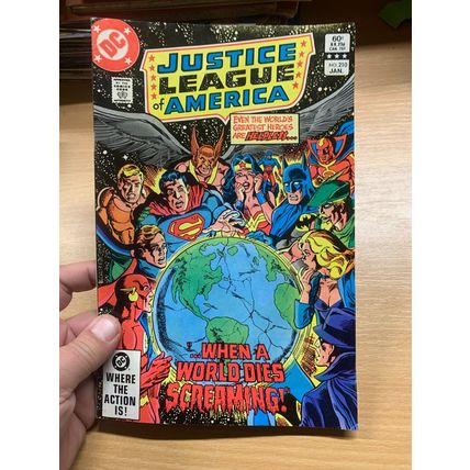 DC COMICS JUSTICE LEAGUE OF AMERICA #210 JAN 1983 (VFN+) COMIC (LL)