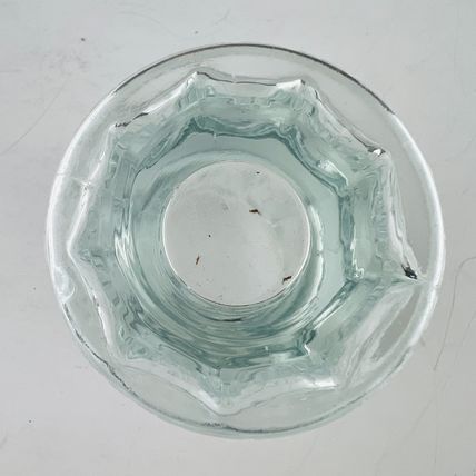 Mini Libbey Heavy Fluted Tumbler Ice Cream Float Soda Drinking Glass VINTAGE