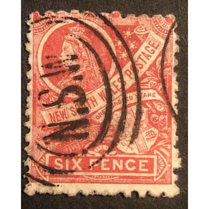 AUSTRALIAN STATES..-new south wales SG 256 USED 6d #1