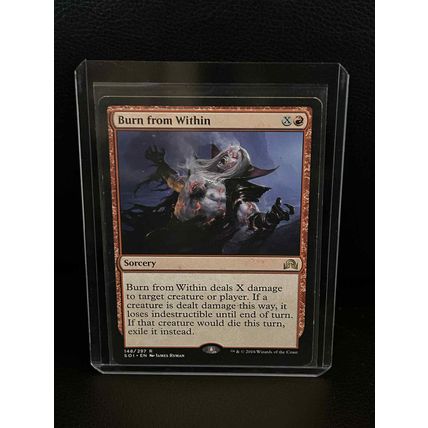 Burn from Within Shadows Over Innistrad Magic: the Gathering Trading Card