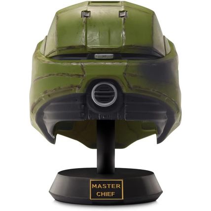 HALO Master Chief Deluxe Helmet with Stand - LED Lights on Each Side - Battle Da