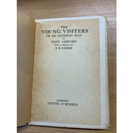 1919 DAISY ASHFORD "THE YOUNG VISITERS" FICTION SMALL HARDBACK BOOK (P2)