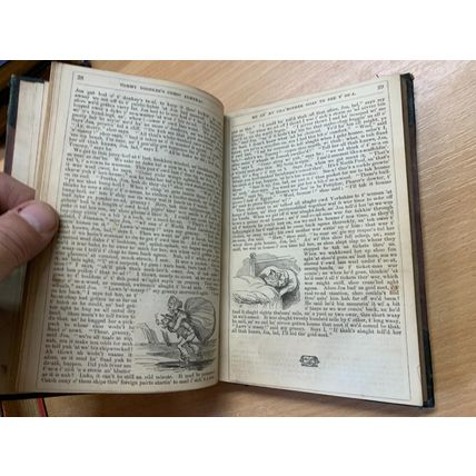 RARE* 1866 TOMMY TODDLE'S COMIC ALMENAC ILLUSTRATED SMALL HARDBACK BOOK (P3)