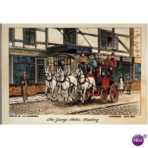 Royal Mail Postcard 1984 - Bristol to London Mailcoach...SEPR41