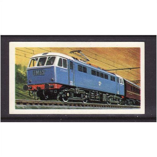 Brook Bond TRANSPORT THROUGH THE AGES No 29 ELECTRIC LOCOMOTIVE Mint