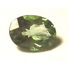 TOURMALINE gemstone 0.75 cts 7mm x 5mm oval shape green