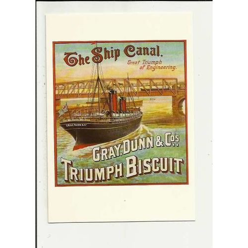 A Mumbles Railway Publishing Postcard MRP/176 GRAY DUNN TRIUMPH BISCUIT
