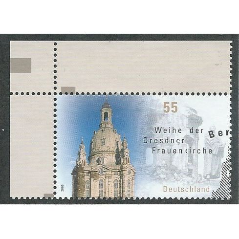 GER 2005 55c 'COMPLETION OF CHURCH (CORNER MARGIN) 'FINE USED (EBID49-489)