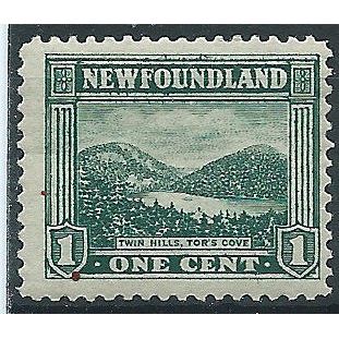 Newfoundland 1923 SG149 1c Green Mounted Mint . ..