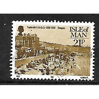 ISLE OF MAN 1991 MANX PHOTOGRAPHY 21p FREDERICK FRITH G417 FINE USED