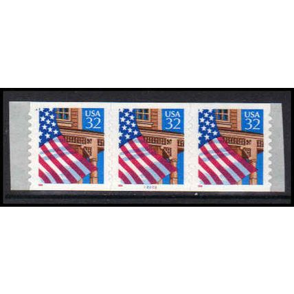 2915A 32c U.S. Flag Over Porch Very Fine MNH PNC 22222/3 10x10 PA3520