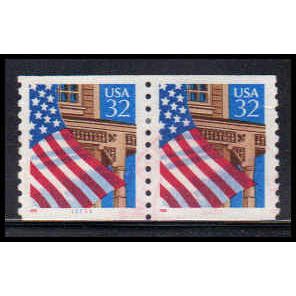 Used 2913 32c U.S. Flag Over Porch Very Fine CNP Left 11111 PA1718
