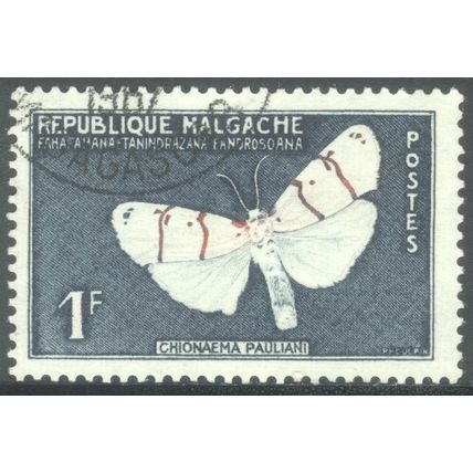Madagascar 1960 - 1fr multi - Chlonaema pauliani - used