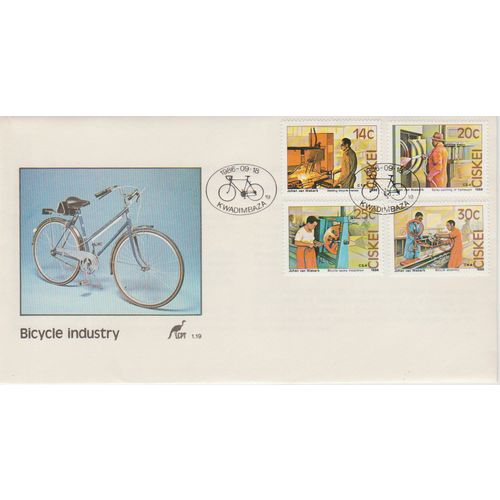 Ciskei 1986 bicycle industry First Day Cover see other listings