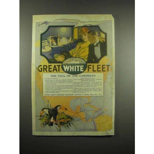 1917 Great White Fleet Ad - The Call of the Caribbean