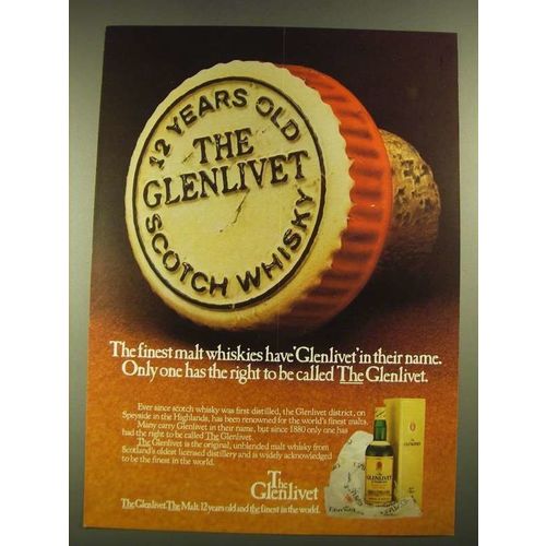 1979 The Glenlivet Scotch Ad - The Finest Malt Whiskies