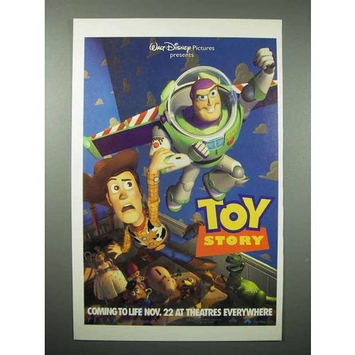 1996 Walt Disney Pixar Toy Story Movie Ad