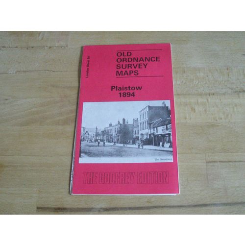 Reprint Old Ordnance Survey Maps Plaistow 1894 - London Sheet 54