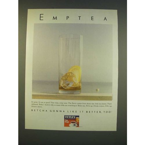 1990 Tetley Tea Ad - Emptea