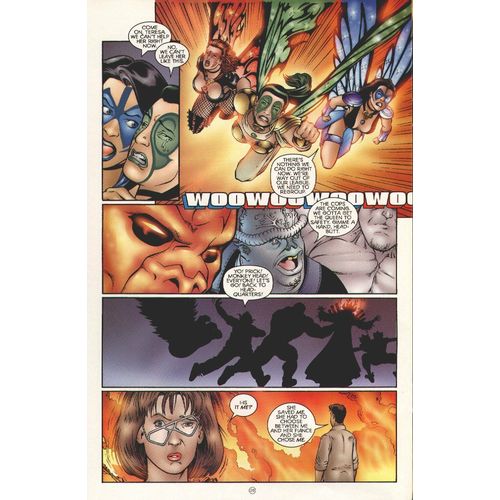 Trinity Angels #4 p20 (1997) Justice League Artist Maguire Angels in Flight
