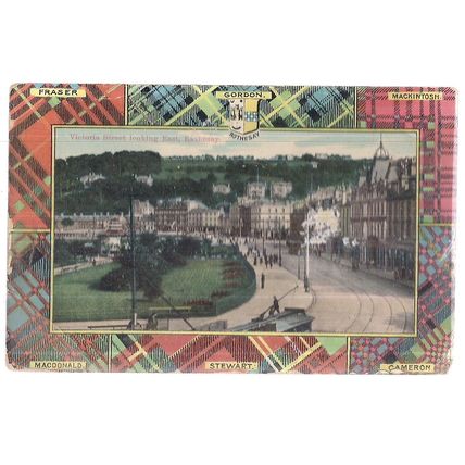 ROTHESAY, ISLE OF BUTE, SCOTLAND used antique postcard 1909 pm =