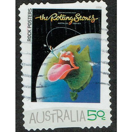 Australia 2006 Rock Posters (1st Series) 50c Multicoloured S/Ad SG2691 GU