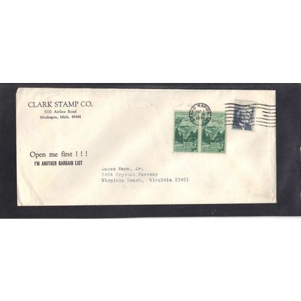 Cover Multiple Stamps/3 CV01443