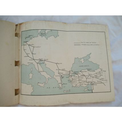 TCDD Turkey Train Timetable Amtliches Kursbuch TÜRKEI Indicateur officiel 1953