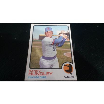 1973 Topps Card # 021 Randy Hundley Very Good (3) Chicago Cubs