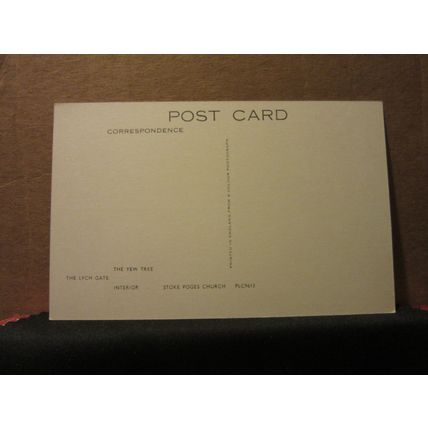 multiview, STOKE POGES CHURCH, BUCKINGHAMSHIRE unused vintage postcard =