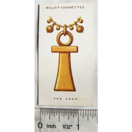 1923 Wills Lucky Charms No. 15 The Ankh or Crux Ansata