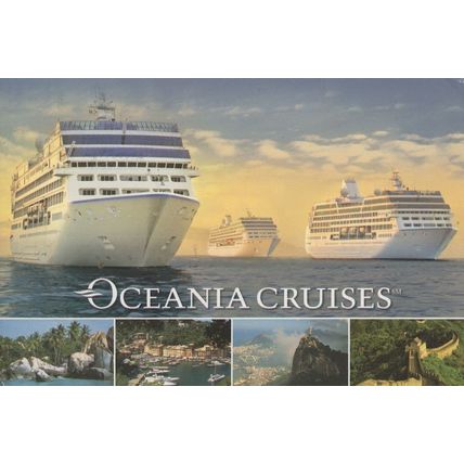 Oceania Cruise Ship Posted Oman On Cruise Holiday Postcard
