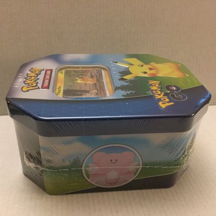 New Pokemon Go Holo Pikachu Premium Tin - 42 Total Cards