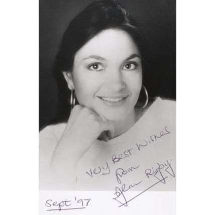Jean Rigby Singer of England National Opera Hand Signed Photo