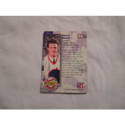 Deron Quint 1995 Signature Rookies NUMBERED NO. 26 1 OF 45,000