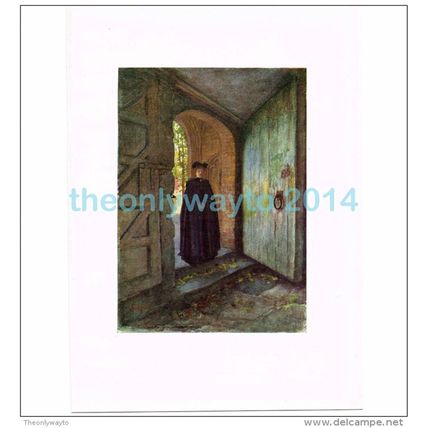 A FAIR PARISHIONER, NIEUPORT, BELGIUM, BOOK ILLUSTRATION (PRINT), 1908