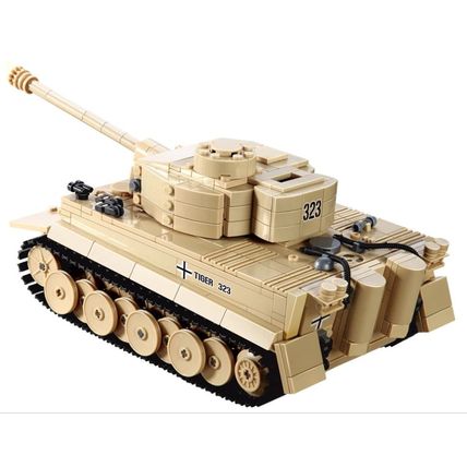 Brick Model Toy WW2 Tank Tiger Panzer Kazi KY82011