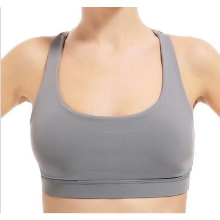 Sports Bra for Women, Criss-Cross Back Padded Strappy Sports Bras Gym