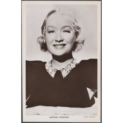 Actress Miriam Hopkins, c.1930s - Picturegoer RP Postcard