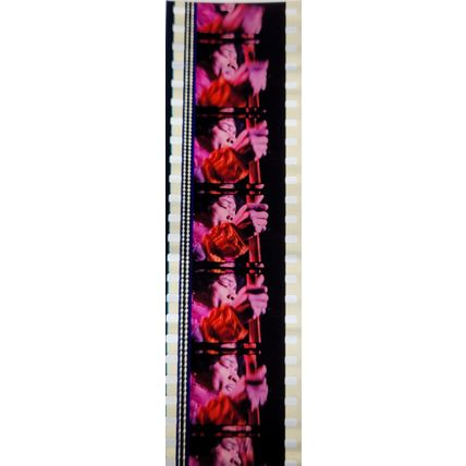 Jimi Hendrex. Pk MTP - d083E . 1 STRIP OF 5 - 35MM FILM CELLS. A very rare strip