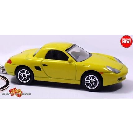 RARE KEYCHAIN YELLOW PORSCHE BOXSTER S CUSTOM Ltd Ed. GREAT GIFT NOVELTY